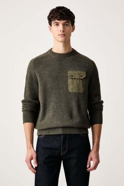 Barbour  pulover pentru bărbați din lână Stockham