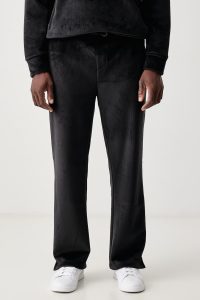 BOSS Green  pantaloni straight pentru bărbați din catifea reiată JT_Cord Long