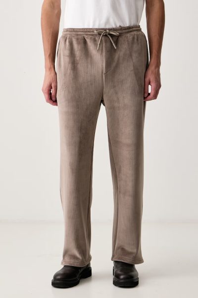 BOSS Green  pantaloni straight pentru bărbați din catifea reiată JT_Cord Long