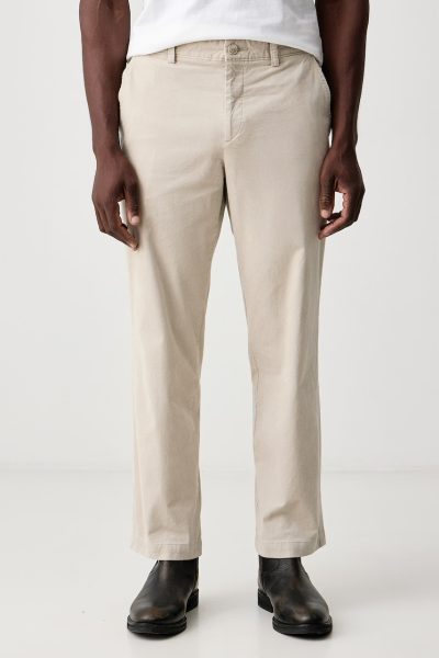 BOSS Orange  pantaloni pentru bărbați din catifea reiată Chino_Keyes_DS