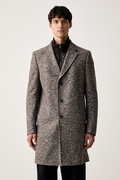 BOSS  palton pentru bărbați cu amestec de lână C-Hyde-J-Bib-Pad-264