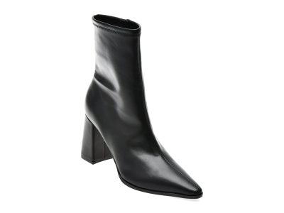 Botine ALDO negre, FIGGY 001, din piele ecologica