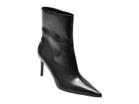 Botine elegante ALDO negre, DAHLYAA 001, din piele ecologica