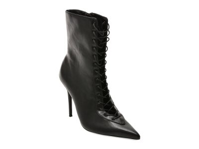 Botine elegante ALDO negre, MARCELLE 001, din piele ecologica