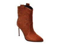Botine elegante EPICA maro, AY2779, din piele intoarsa
