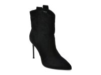 Botine elegante EPICA negre, AY2779, din piele intoarsa