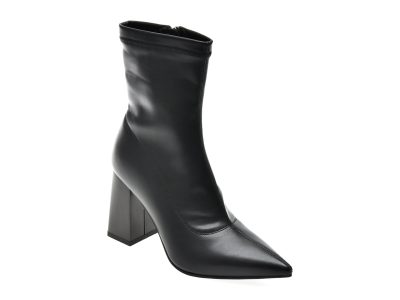Botine elegante FLAVIA PASSINI negre, C5570, din piele ecologica