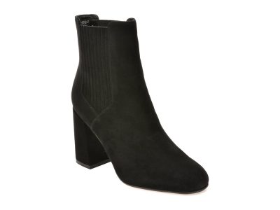 Botine EPICA negre, E4229, din piele intoarsa