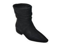 Botine EPICA negre, H520, din piele intoarsa