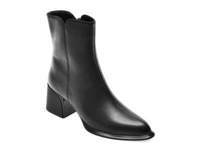 Botine FLAVIA PASSINI negre, 1306G67, din piele naturala