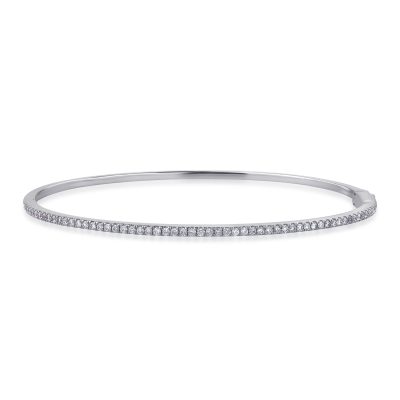 Bratara din aur alb cu diamante de 0.6ct