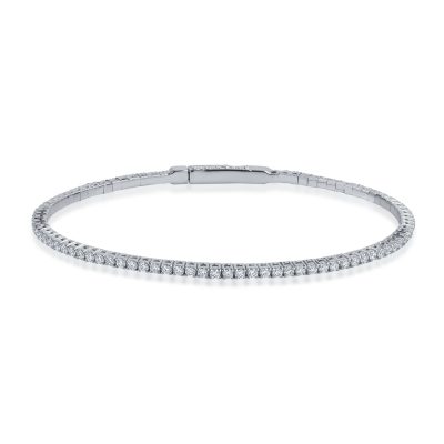 Bratara din aur alb cu diamante de 1.41ct