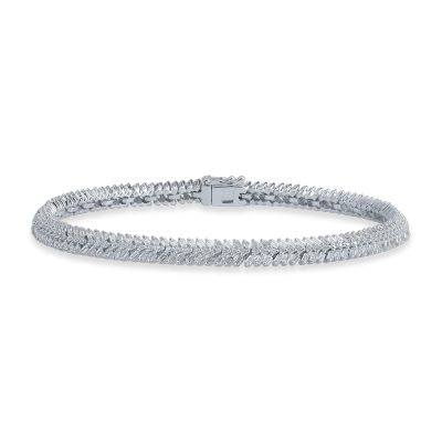 Bratara din aur alb cu diamante de 2.21ct