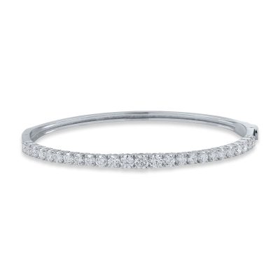 Bratara din aur alb cu diamante de 2.44ct