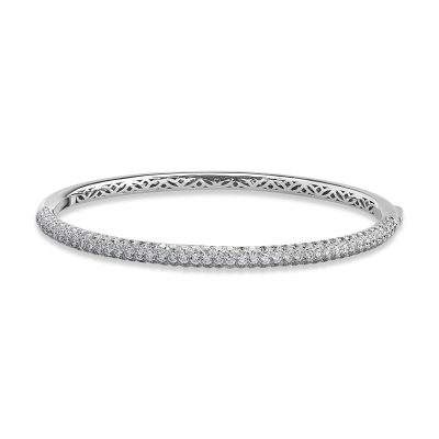 Bratara din aur alb cu diamante de 3.32ct