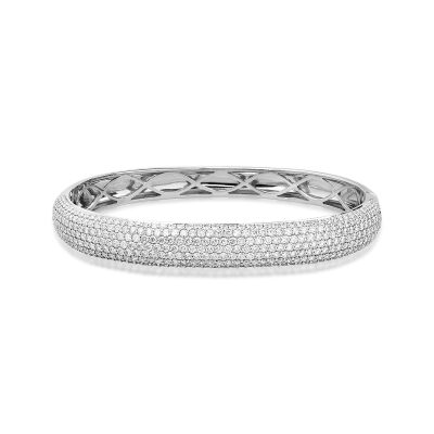 Bratara din aur alb cu diamante de 4.77ct