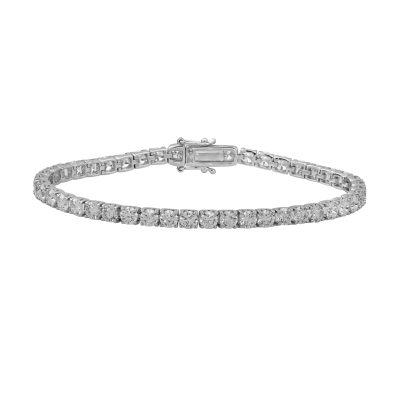 Bratara din aur alb cu diamante de 8ct