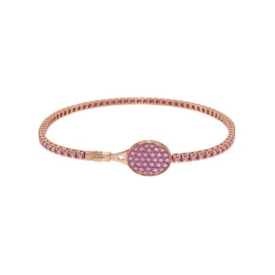 Bratara tennis Glory cu safire roz de 1.82ct