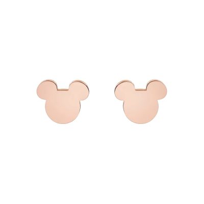 Cercei Disney Mickey Mouse simbol minimalist - Otel Medical Inoxidabil Rose