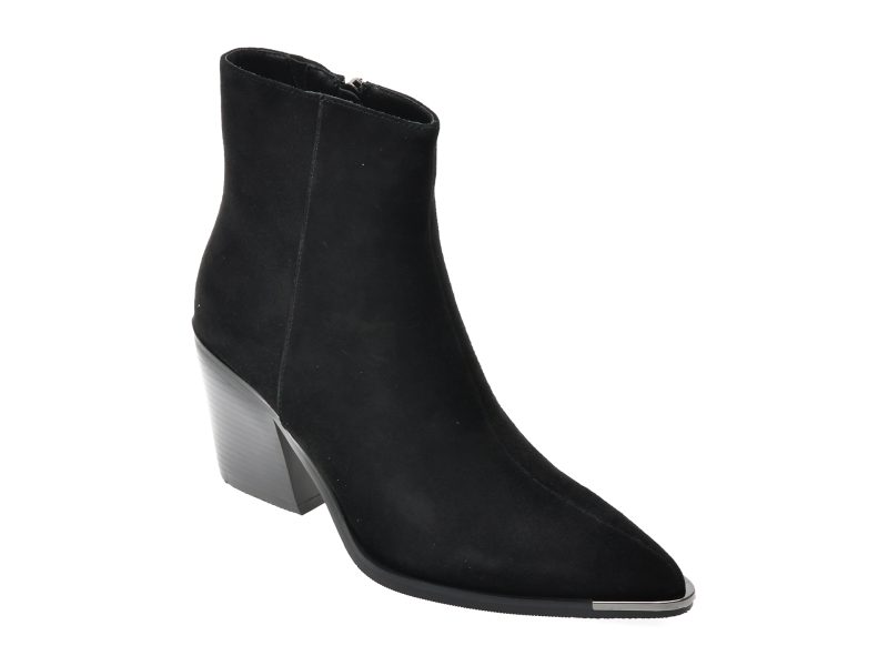 Ciocate FLAVIA PASSINI negre, ATC495, din piele intoarsa