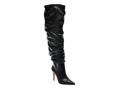 Cizme elegante ALDO negre, HOLIIS 009, din piele ecologica