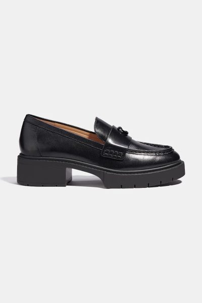 Coach  loafers slip-on pentru femei din piele Leah Loafer