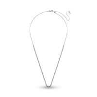 Colier tennis din aur alb cu diamante de 1.03ct