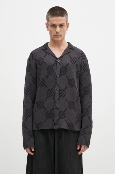 Daily Paper  cardigan Kirabo Monogram Knit Cardigan