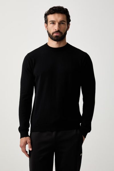 EA7 Emporio Armani  pulover pentru bărbați cu lână