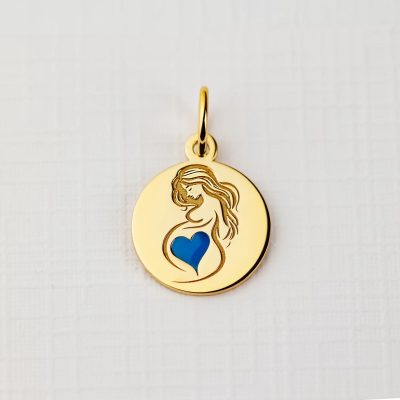ELM Charm - Boy mama - Argint 925 placat cu Aur Galben 18K