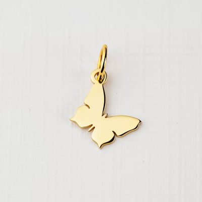 ELM Charm - Fluture - Argint 925 placat cu Aur Galben 18K