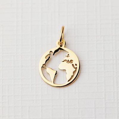 ELM Charm - Planeta - Argint 925 placat cu Aur Galben 18K