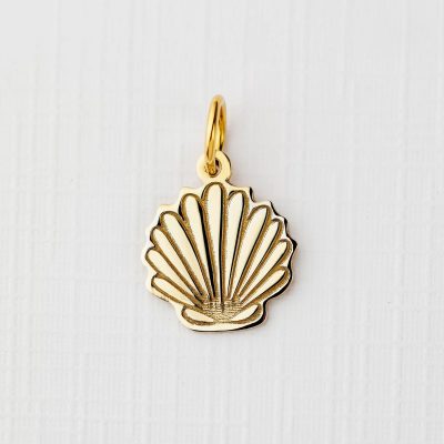 ELM Charm - Scoica - Argint 925 placat cu Aur Galben 18K