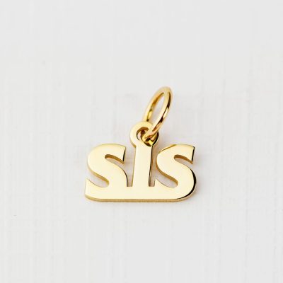 ELM Charm - Sis - Argint 925 placat cu Aur Galben 18K