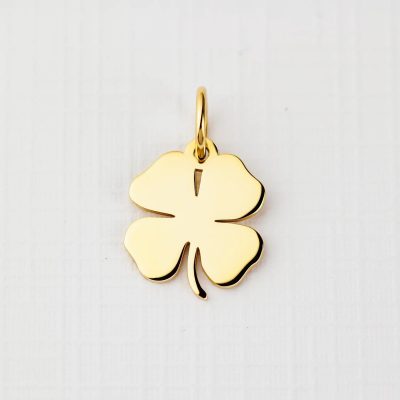 ELM Charm - Trifoi - Argint 925 placat cu Aur Galben 18K