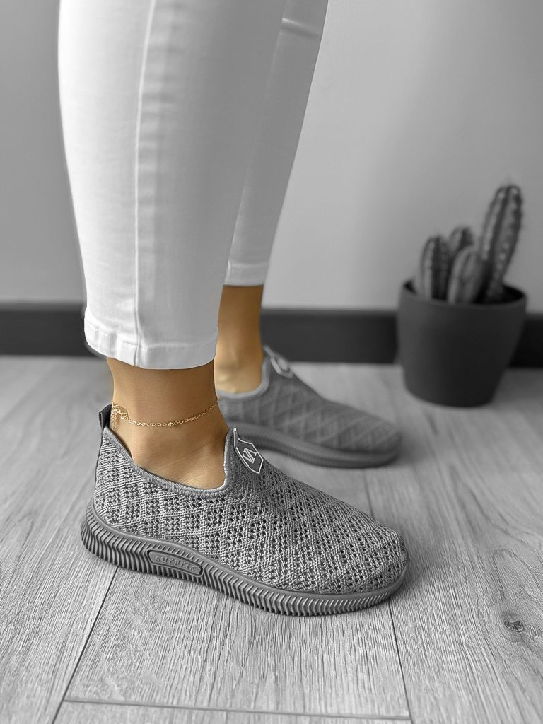 Espadrile dama casual gri CL06 T54-2