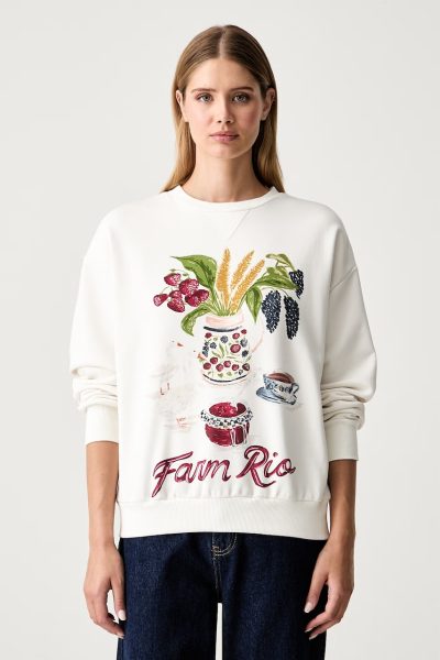 Farm Rio  hanorac pentru femei cu bumbac