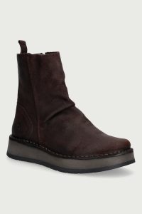 Fly London  botine pentru femei din piele întoarsă RENO053FLY