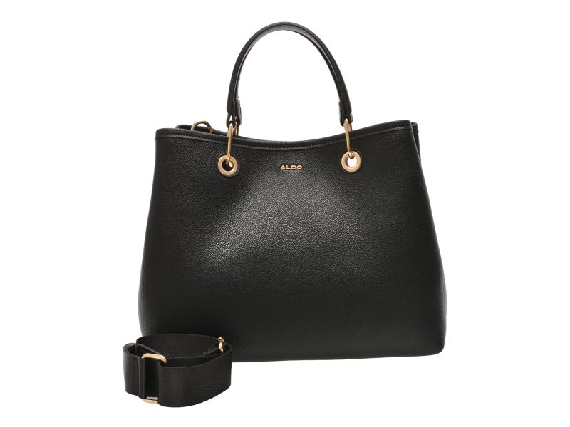 Geanta ALDO neagra, GRACELYNEE 001, din piele ecologica