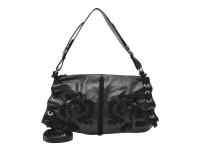 Geanta DESIGUAL neagra, WAXP23, din piele ecologica