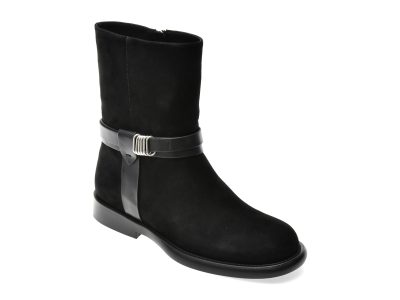 Ghete ALDO negre, 1931, din piele intoarsa