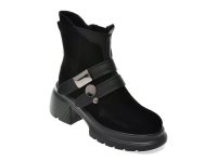 Ghete ALDO negre, 5R463, din piele intoarsa