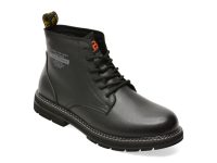 Ghete BITE THE BULLET negre, 82739, din piele naturala