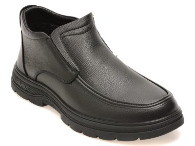 Ghete BITE THE BULLET negre, 86362, din piele naturala