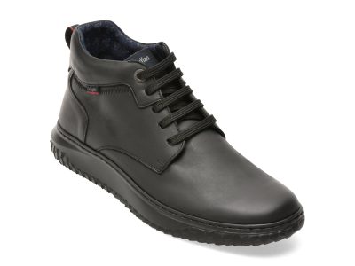 Ghete CALLAGHAN negre, 60803, din piele naturala