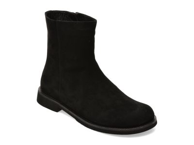 Ghete EPICA negre, 2155637, din piele intoarsa