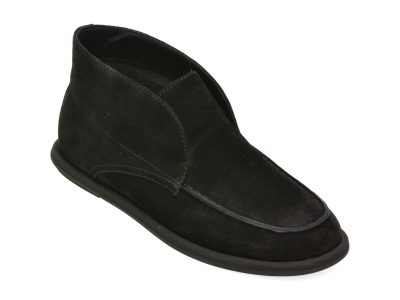 Ghete EPICA negre, 57086, din piele intoarsa