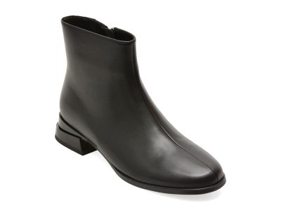 Botine FLAVIA PASSINI negre, AC6280, din piele naturala