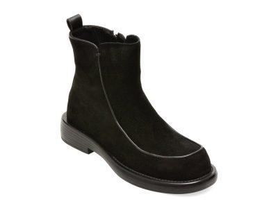 Ghete FLAVIA PASSINI negre, AC6564, din piele intoarsa