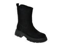Ghete FLAVIA PASSINI negre, FC90001, din piele intoarsa